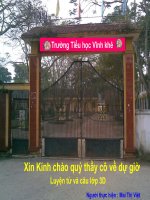 Nhân hóa – Ôn cách đặt và trả lời câu hỏi