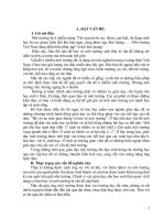 skkn lồng ghép giáo dục môi trường vào một số tiết sinh hoạt cuối tuần nhằm nâng cao kĩ năng giữ gìn vệ sinh môi trường cho học sinh thpt vùng nông thôn