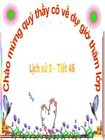 Tiết 46 - Hoàn thành giải phóng Miền Nam thống nhất đất nước