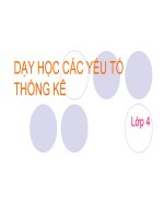 Mục đích và nội dung YTTK lớp 4