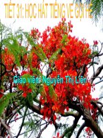 Tiet 31- AN 7_ Hoc hat Tieng ve goi he