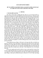 SÁNG KIẾN KINH NGHIỆM  ĐỀ TÀI: NHỮNG GIẢI PHÁP NÂNG CAO CHẤT LƯỢNG GIẢNG DẠY CỦA ĐỘI NGŨ GIÁO VIÊN Ở TRƯỜNG TIỂU HỌC