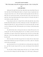 SÁNG KIẾN KINH NGHIỆM “Một số biện pháp chỉ đạo đổi mới phương  pháp dạy và học ở trường Tiểu học”