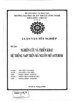 Nghiên cứu và triển khai hệ thống VoIP tren mã nguồn mở ASTERISK