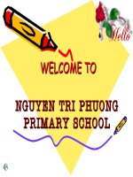 Tiếng anh lớp 3 bài 6