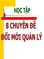 Chuyên đế 1:Đổi mới quảnh lý và lãnh đạo trong trường phổ thông.