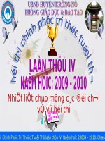CHINH PHUC TTTT( PHẦN CHIA SẺ)