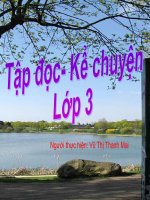 Tập đọc: Buổi học thể dục