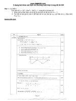 5 dạng bài hàm số thường gặp trong thi đại học
