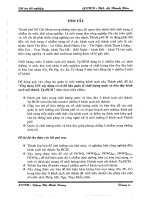 Ứng dụng gis xây dựng cơ sở dữ liệu quản lý chất lượng nước và bùn đáy kênh rạch nội thành, thành phố Hồ Chí Minh