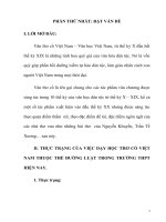 skkn kinh nghiệm để dạy tốt một bài thơ cổ việt nam thuộc thể thơ đường luật trong chương trình ngữ văn 10