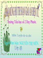 LT&C Luyện tập động từ