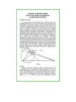 a journey round the triangle