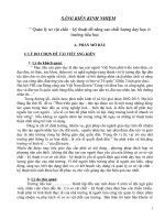 SÁNG KIẾN KINH NHIỆM  “ Quản lý sơ vật chất – kỹ thuật để nâng cao chất lượng dạy học ở trường tiểu học