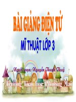 BAI 9: Vẽ màu vao hình có sẵn