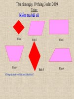 TOÁN 4 - DIỆN TÍCH HÌNH THOI TUẦN 27