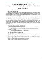 HỆ THỐNG CÔNG THỨC VẬT LÝ 12 SỬ DỤNG ĐỂ GIẢI NHANH CÂU HỎI TRẮC NGHIỆM ĐỊNH LƯỢNG