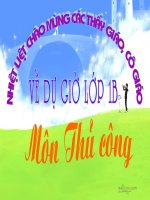 GẤP MŨ CA LÔ TIẾT 1