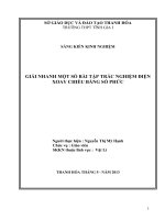 skkn giải nhanh bài toán điện xoay chiều bằng số phức thpt tĩnh gia