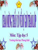 Tập đọc 5 Những cánh buồm
