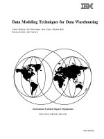 Data modeling techniques for data warehousing
