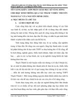 skkn góp phần giáo dục kỹ năng sống cho học sinh thông qua tác phẩm “chiếc thuyền ngoài xa” của nguyễn minh châu.