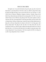 Mối quan hệ giữa cung tiền, lãi suất, thanh khoản và giá chứng khoán ở việt nam và khu vực ASEAN