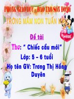 Bài thơ chiếc cầu mới