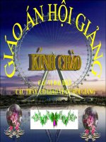 Tiết 42 phương trình bậc nhất một ẩn