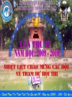 CHINH PHUC TTTT( PHẦN CHUNG SỨC)