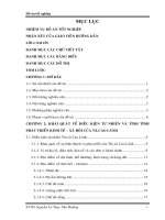 Đánh giá chất lượng nước mặt thị xã Cao Lãnh và đề xuất các biện pháp quản lý thích hợp