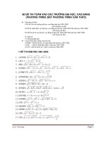 60 đề toán về phương trình đại số