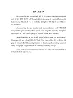 Thiết kế hệ thống xử lý nước thải sinh hoạt cho khu định cư Tân Quy Đông