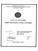 Thiết kế mạng cung cấp điện