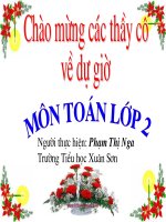 Số bị chia, số chia, thương