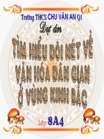 Văn hóa Bắc Ninh