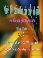 Toàn 2: Chu vi hình tam giác-Chu vi hình tứ giác. Ngọc Ánh