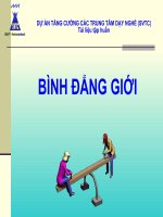 binh dang gioi