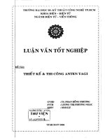 Thiết kế và thi công ANTEN YAGI