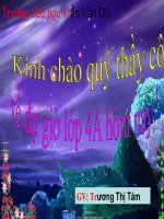 Bài giảng Lớp4 Tiếng việt Bàn chân kì diệu