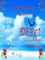 quan he giua goc va cạnh trong mot tam giac