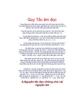 quy tắc âm đọc trong tiếng anh