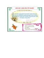 So sánh khả năng phân hủy thuốc nhuộm remazol ultra carmine RGB bằng phương pháp fenton với fenton cải tiến