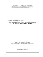 skkn dạy một số tác phẩm tự sự trong trường thpt từ góc độ tình huống truyện.