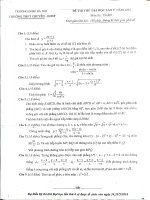 đề thi thử môn toán chuyên SPHN lần 5 2014