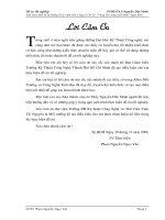 Tính toán thiết kế hệ thống xử lý nước thải cảng cá Cát Lở Vũng Tàu công suất 420m3 ngày.đêm