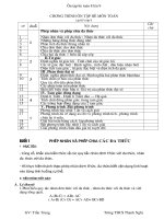 Giáo án bồi dưỡng hè lớp 8