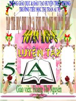 Luyện tập Toán 5