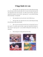 Chụp hình trẻ em