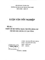 Thiết kế hệ thống mạng truyền hình cáp nội bộ cho chung cư cao tầng